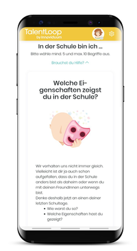 Screenshot Smartphone: Eigenschaften in der Schule